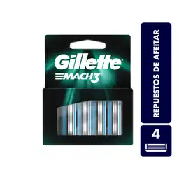 Gillette Repuestos para Máquina de Afeitar Mach3