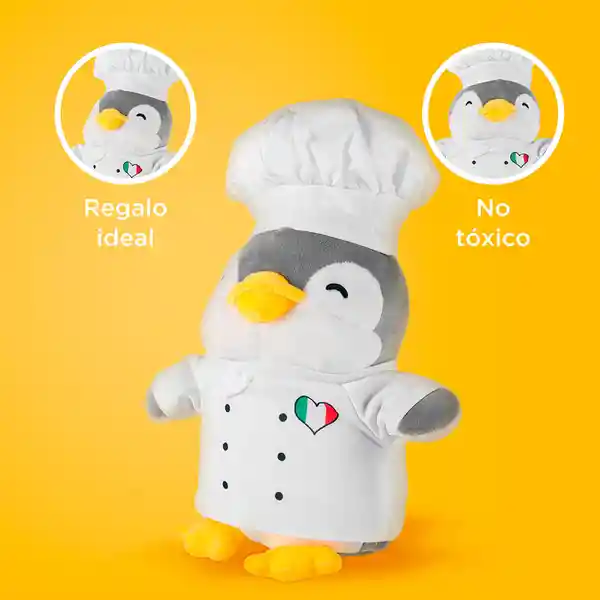 Peluche Pingüino Chef Miniso