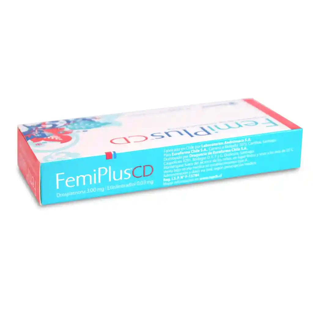 Femiplus CD Drospirenona (3.00 mg) + Etinilestradiol (0.03 mg)