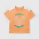 Polera Tropical de Bebé Niño Light Orange Talla 24M Colloky