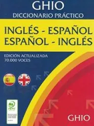 Diccionario Idiomas Sopena Ghio Ingles - Español Español - Ingle