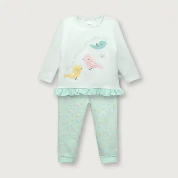 Pijama de Niña Aqua Talla 3A Opaline