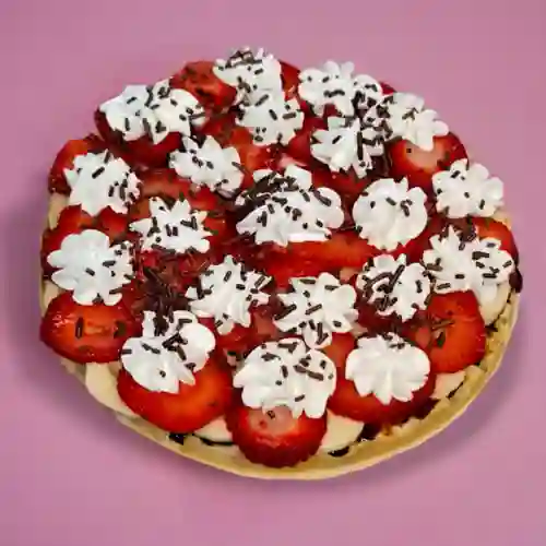 Wafle Nutella Frutillas y Platano