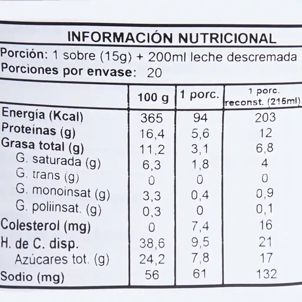 Cacao soluble 70% de 300 g