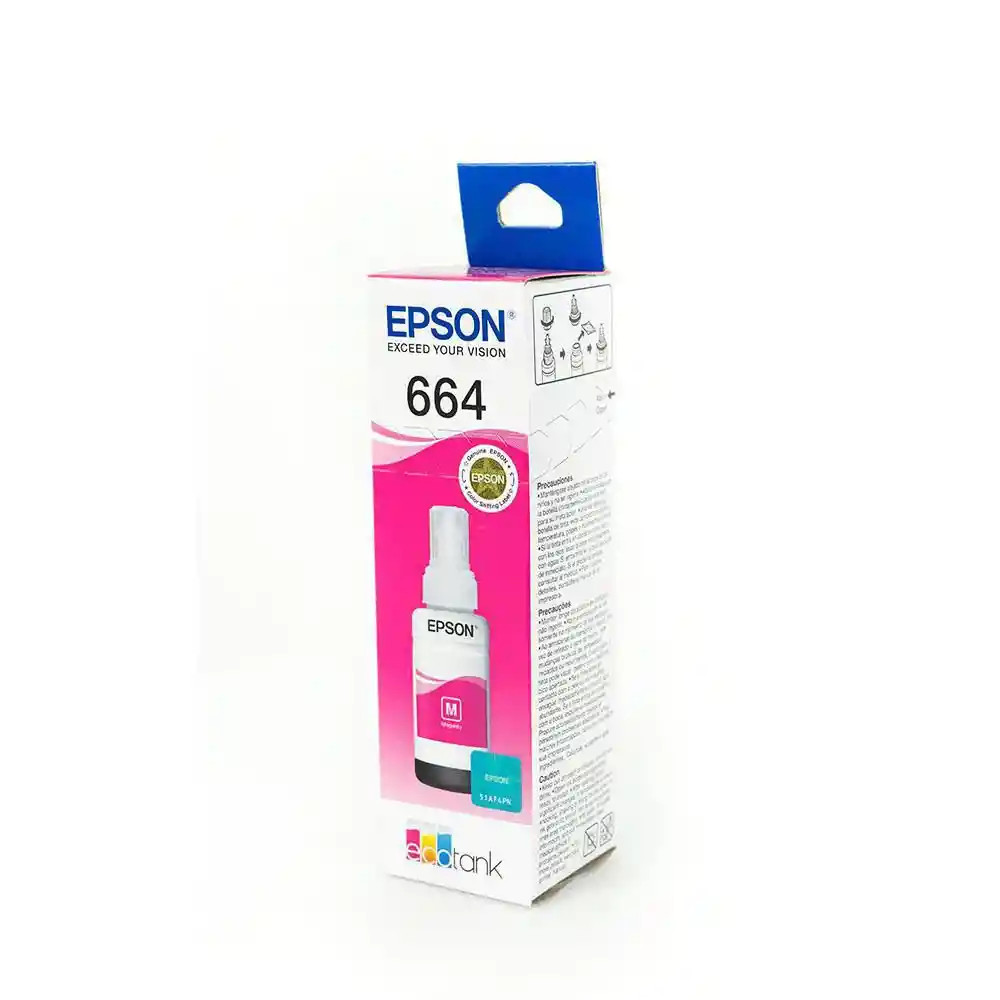 Epson Botella De Tinta 664 Magenta