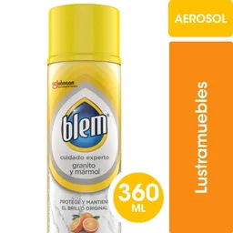 Lustramuebles Blem Granito y Marmol Naranja en Aerosol 360cc