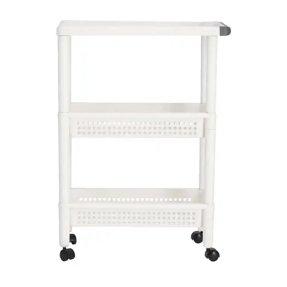 Mueble Angosto Plástico H65 Blanco Diseño 0001