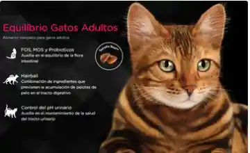 Equilibrio Alimento Para Gatoadultos Hairball