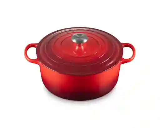 Olla Cocotte Redonda Cereza 6.7 L 28 cm Le Creuset