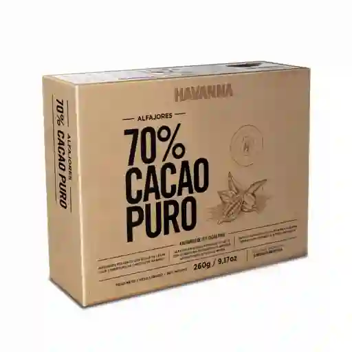Havanna Alfajor de Chocolate 70% Cacao