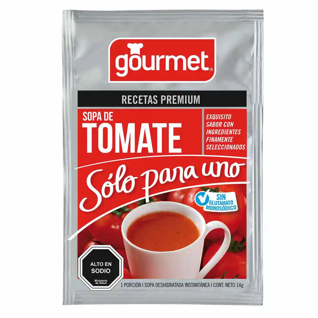 Gourmet Sopa de Tomate Sólo para Uno