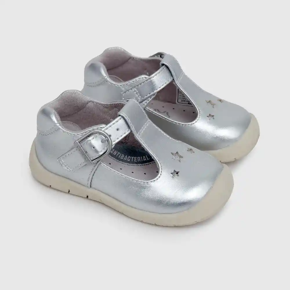 Reina Con Hebilla Estrella Gris Talla 19