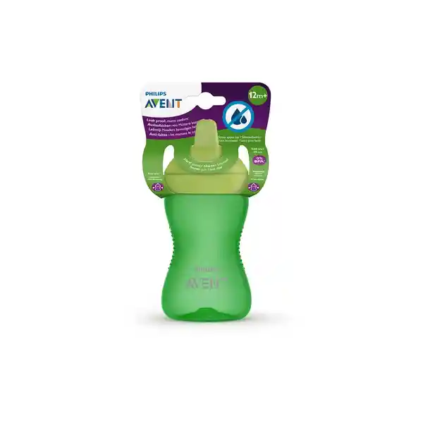 Vaso Hard Spout Cup Avent Verde 300 mL