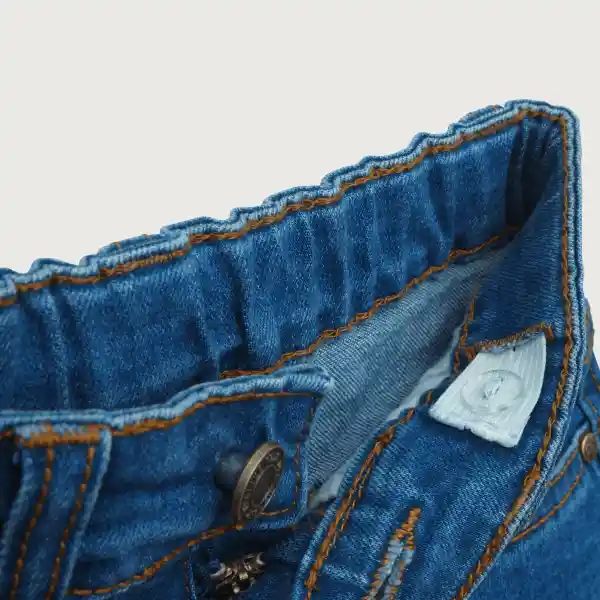Short Denim Esencial Niño Navy Talla 4A Opaline