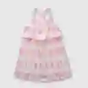 Vestido Teñido Con Manchas De Niña Lila Talla 2 Años