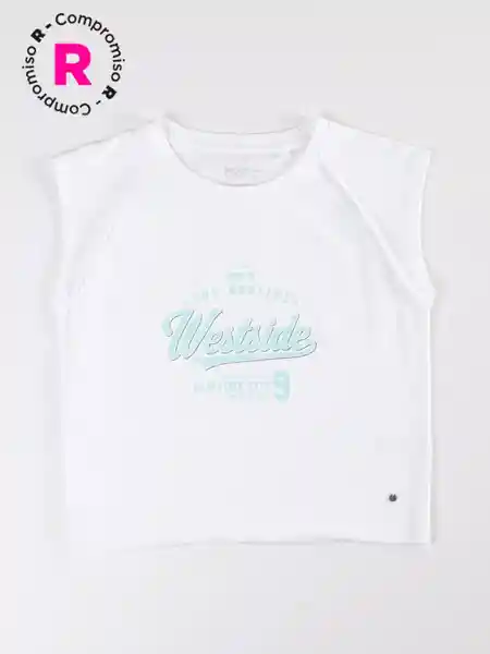 M6T Polera Manga Corta Boston Cr Blanco 16 V26