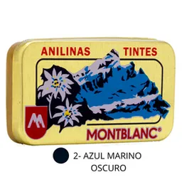 Mont Blanc Anilinas Colorante Doméstico Tono Azul Marino Oscuro