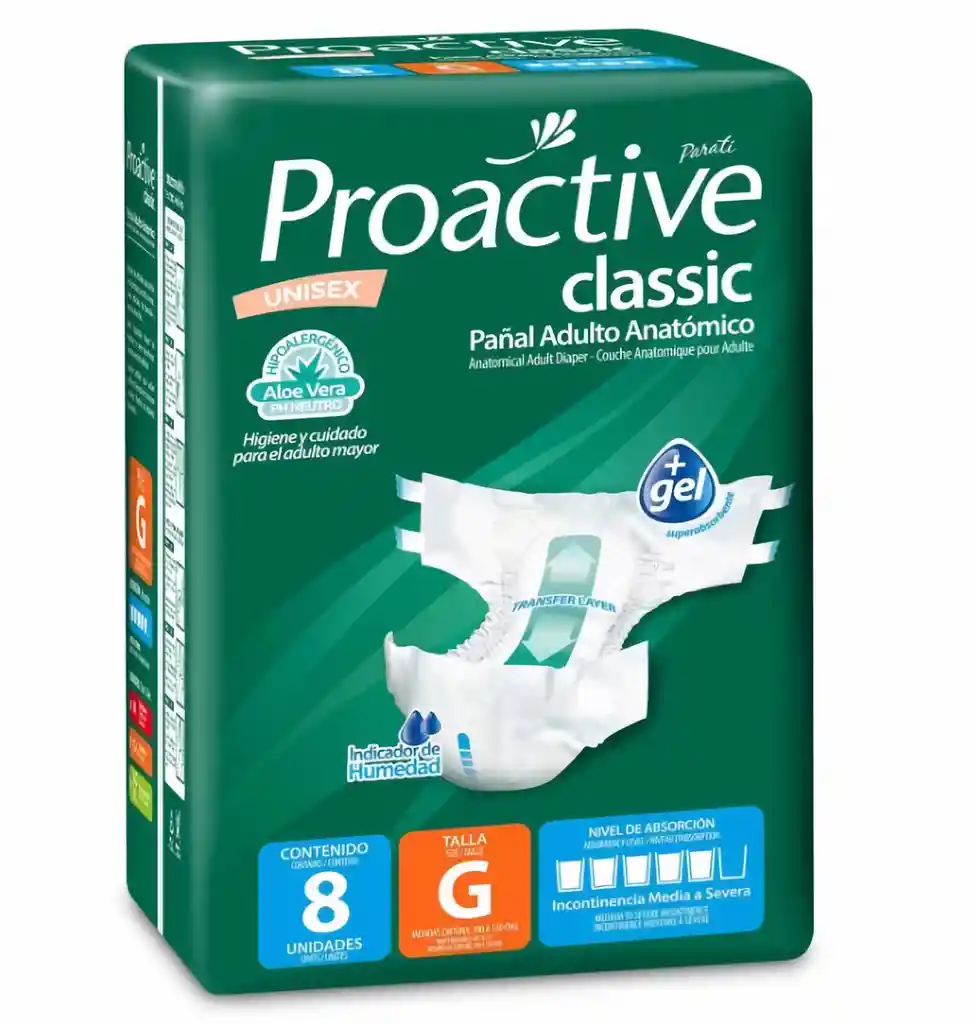 Proactive Pañal para Adulto Classic Talla G