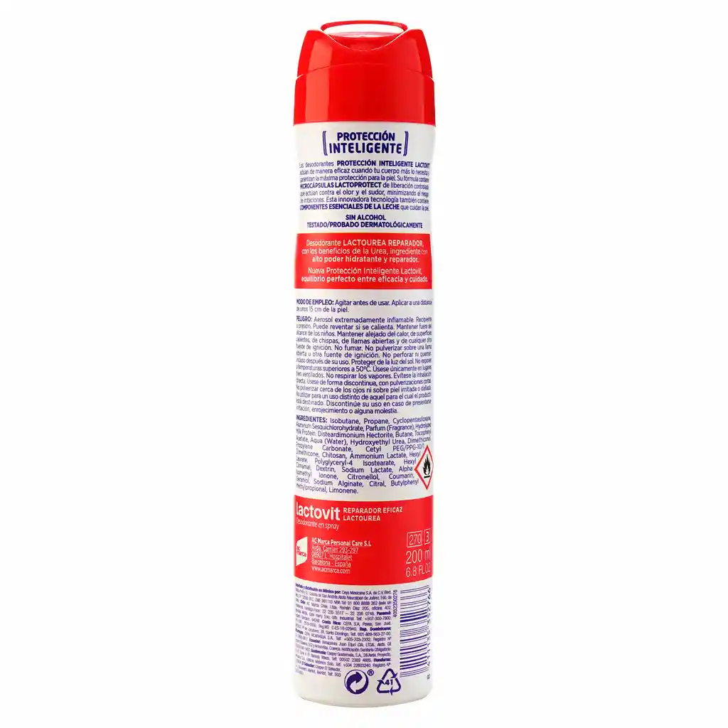 Lactovit Desodorante Lactourea Spray