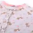 Pijama Osito Bebé Niña Gris Claro Talla 3 A Pillin