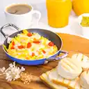 Huevos Jamón Queso Tomate + Panera