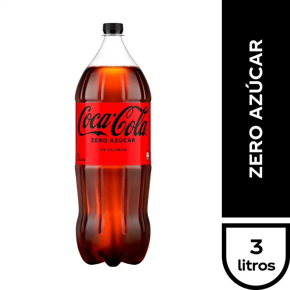 Coca-Cola Gaseosa Sin Azúcar 3 L