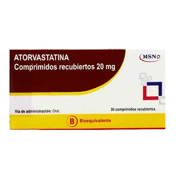 Msn Atorvastatina (20 mg)