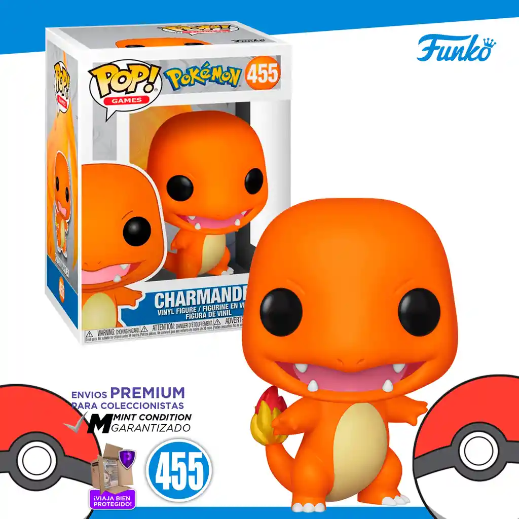 Pop Figura Funko Charmander De Pokemon