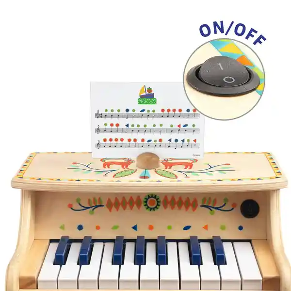 Djeco Piano de Juguete Animambo