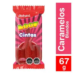 Loop Cintas Caramelos Blandos Frutilla