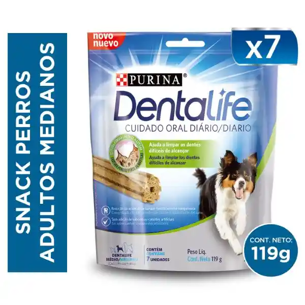 Dentalife Snack Cuidado Oral Para Perro Adulto Raza Mediana