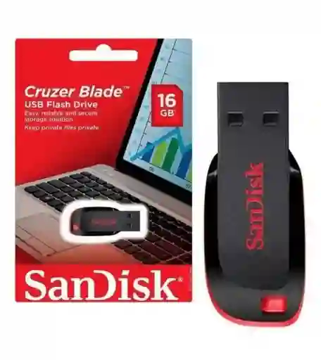 Sandisk Memoria Cruzer Blade de 16 GB