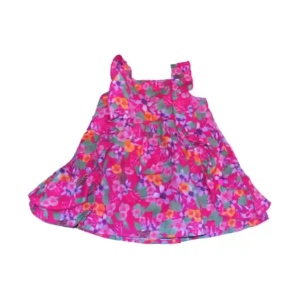 Vestido Bebe Niña Fucsia Pillin 9 M