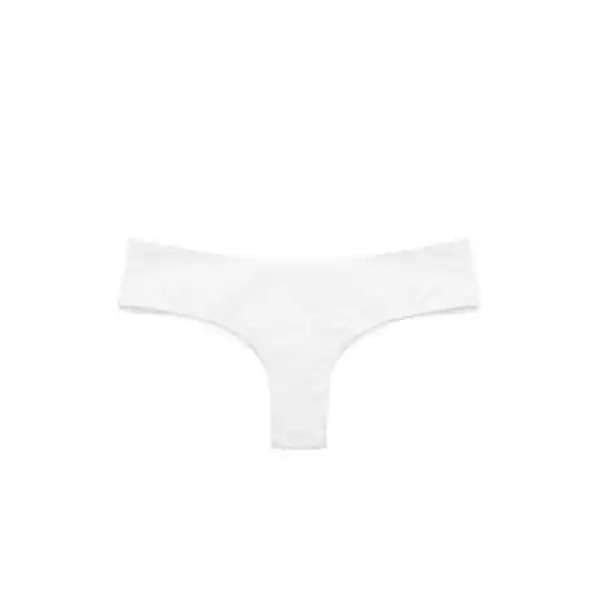 Bikini Calzón Culote Tanga Color Blanco Talla XL Samia