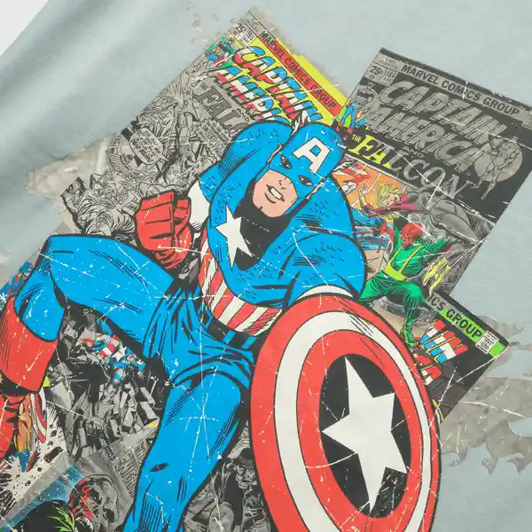 Polera Marvel Comics Sky de Niño Talla 8A Colloky