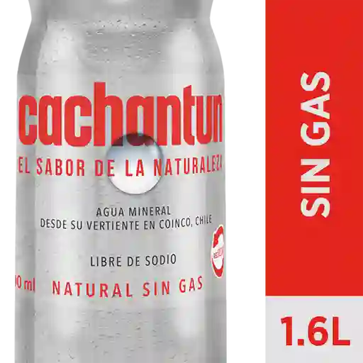 Cachantun Agua Mineral sin Gas Pura Libre de Sodio