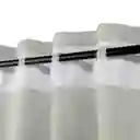 Set Cortina Texturada Con Presilla Gris 140 x 240 cm Casaideas