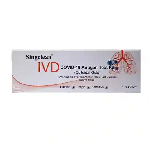 Singclean Test Rápido Covid-19 Antígeno Salival