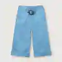 Jean Tipo Bombacho De Niña Denim Talla 12m