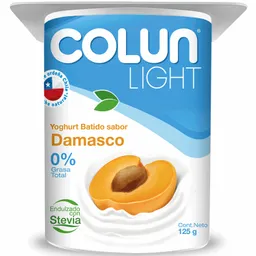 Colun Yoghurt Light Sabor a Damasco 