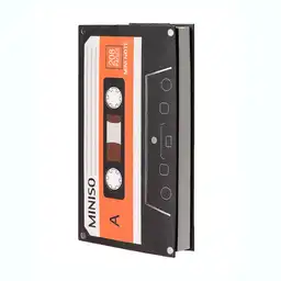 Miniso Libreta Con Diseño de Cassette Negro