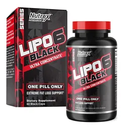 NUTREX Suplemento Lipo 6 Black Uc 60 Capsulas