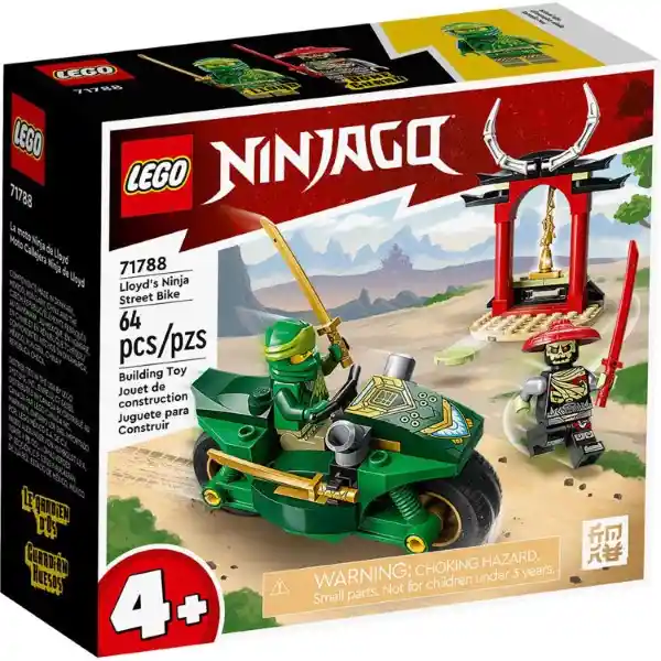 Lego Set de Construcción Ninjago Moto Callejera Ninja Lloyd