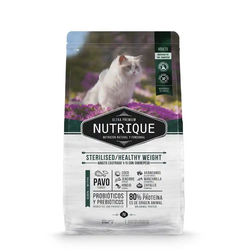 Nutrique Young Adult Cat Sterilised Healthy Weight