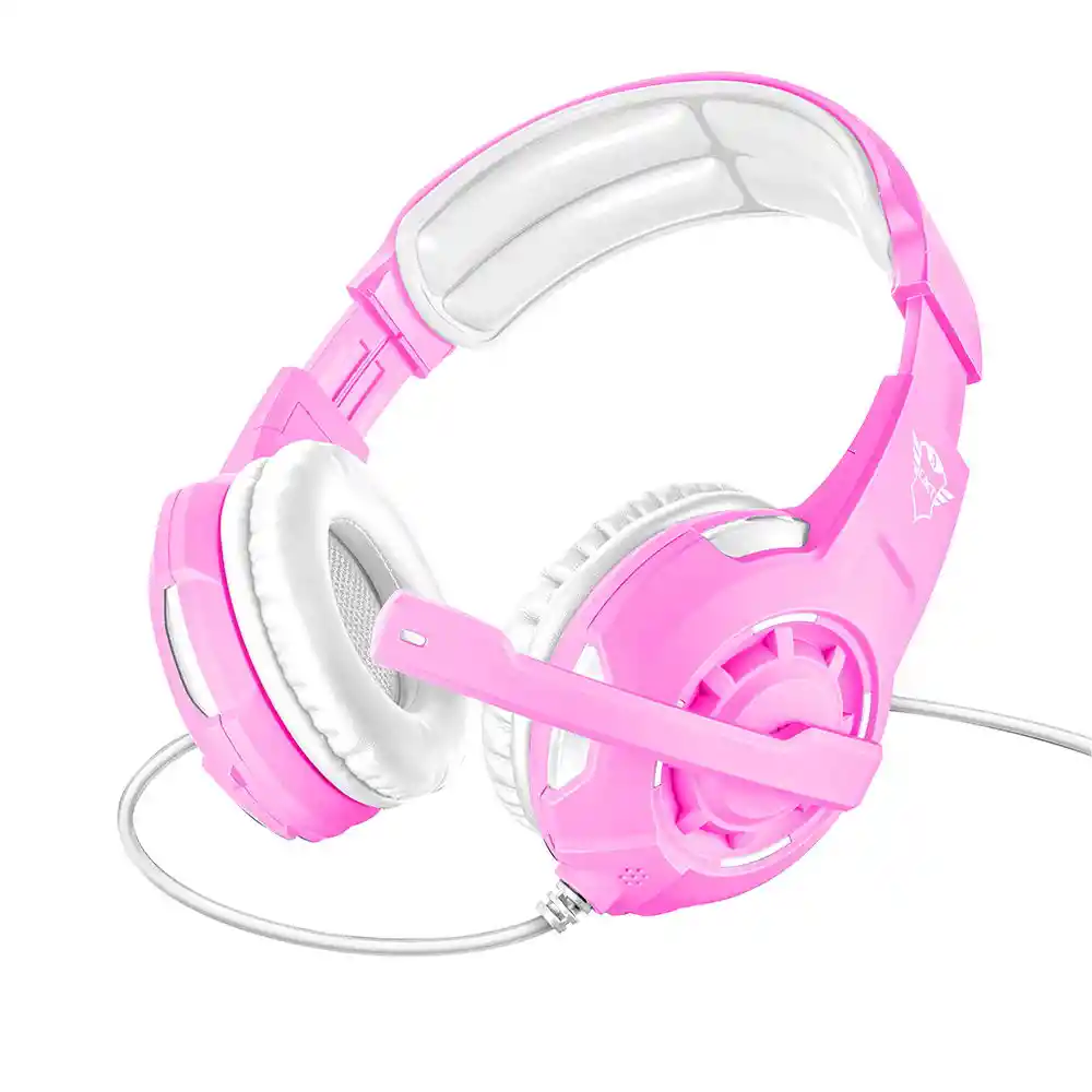 Audífonos Trust Gxt 310p Gaming Headset Pink