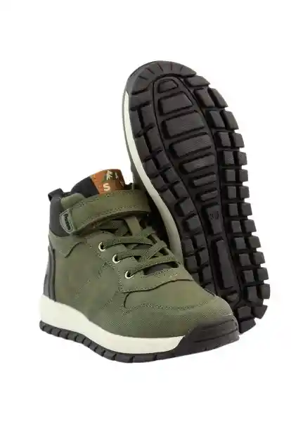 Botines Velcro W24 Niño Verde 31 921 Ficcus