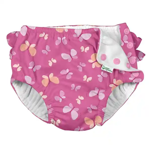 Pañal de Agua Reutilizable Iplay Rosado Mariposa - 6-12 Meses