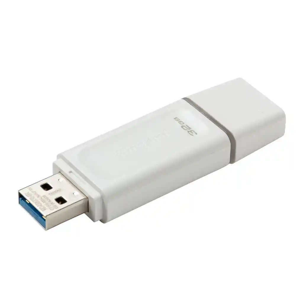 Pendrive Usb Exodia Kingston 32gb 3.2 Datatravel Blanco