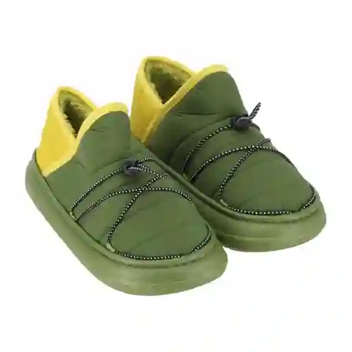 Pantuflas Bota Con Interior Peludo Talla 35-36 Casaideas