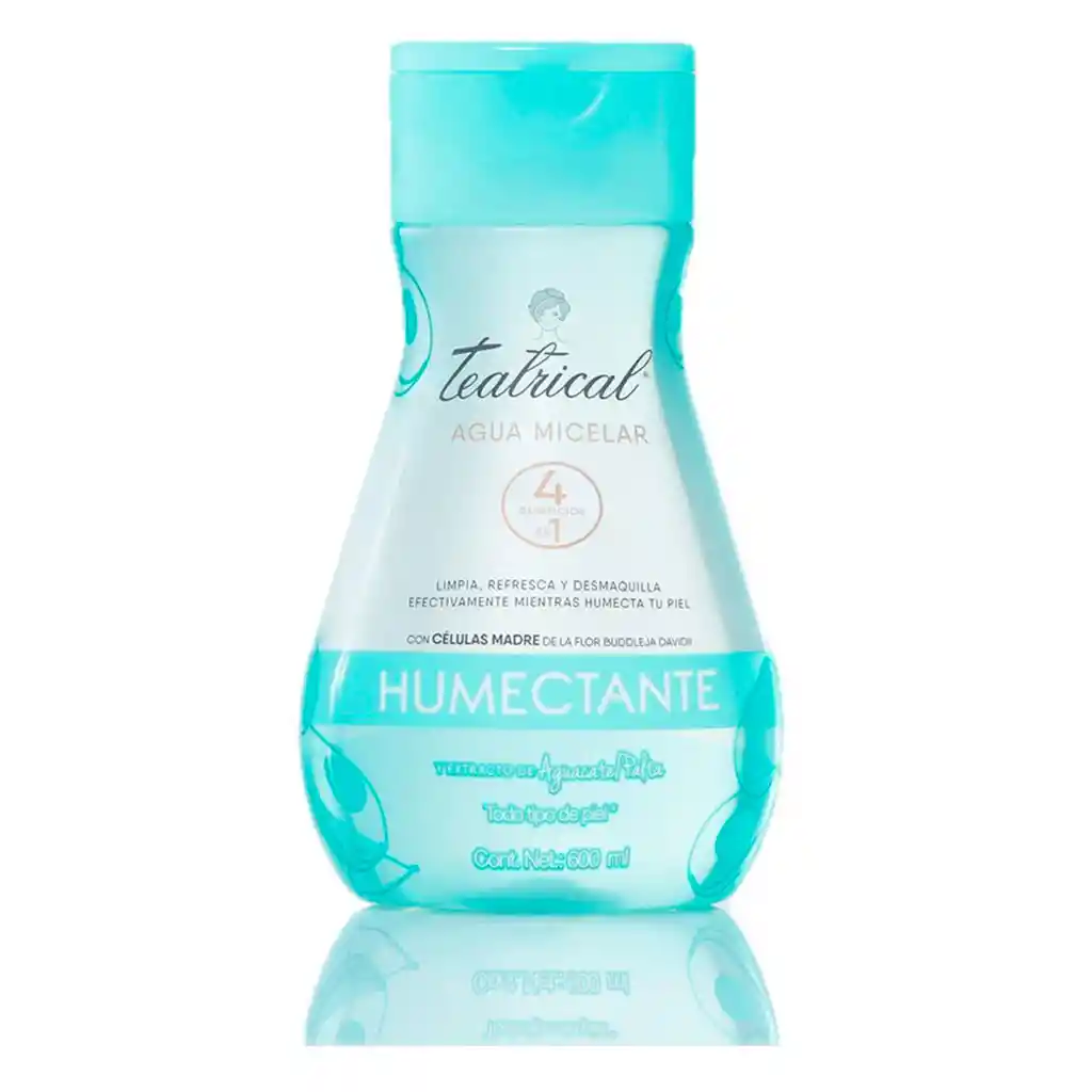 Teatrical Agua Micelar Humectante con Extracto de Aguacate